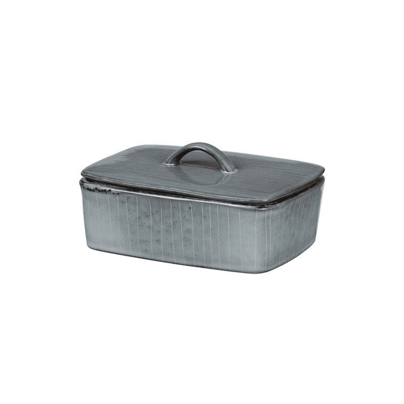 Nordic Sea Butter Dish and Lid, Blue