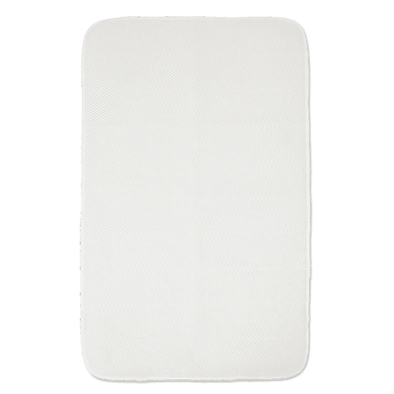 CoZee Bedside Crib Breathable Mattress Protector, White