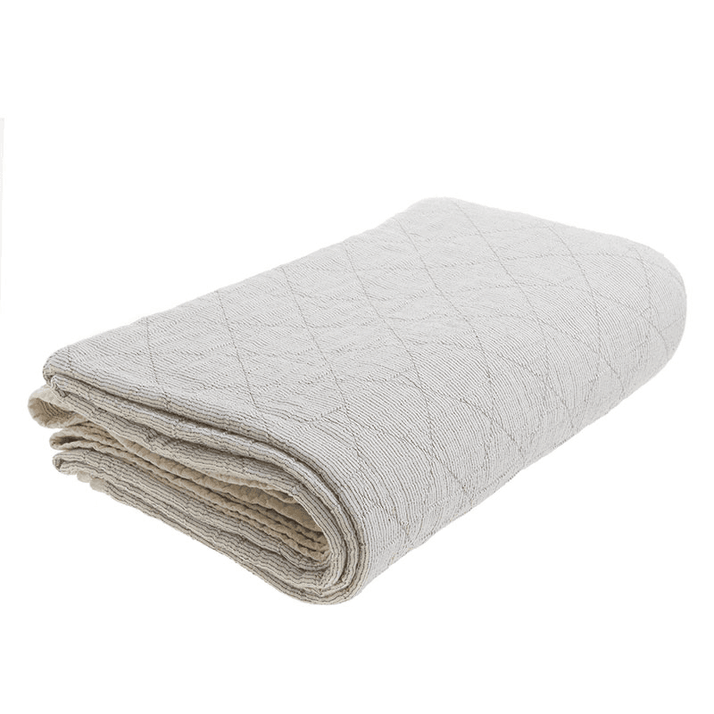 Stripe Cotton Quilted Throw