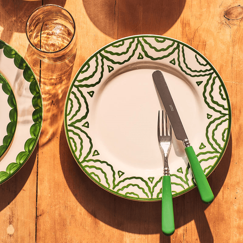 Tabla Set of 2 Dinner Plates