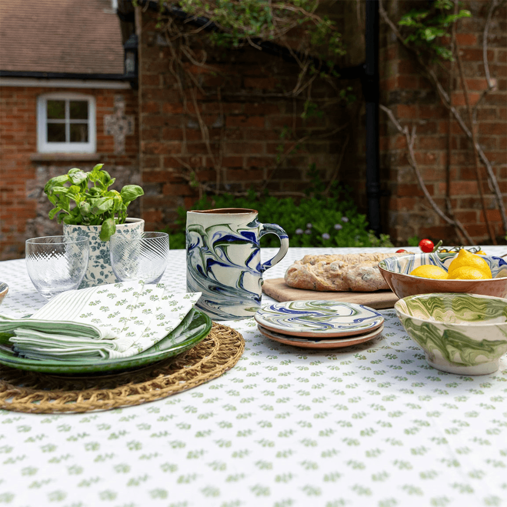 Ditsy Tablecloth, Green