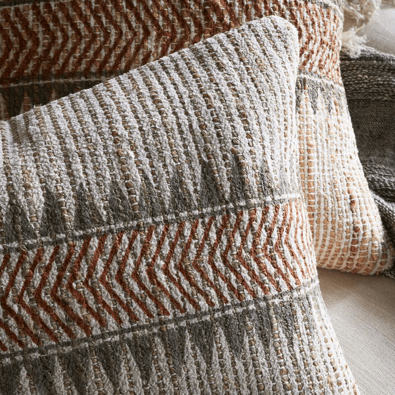 Zairya Jute & Cotton Cushion Cover
