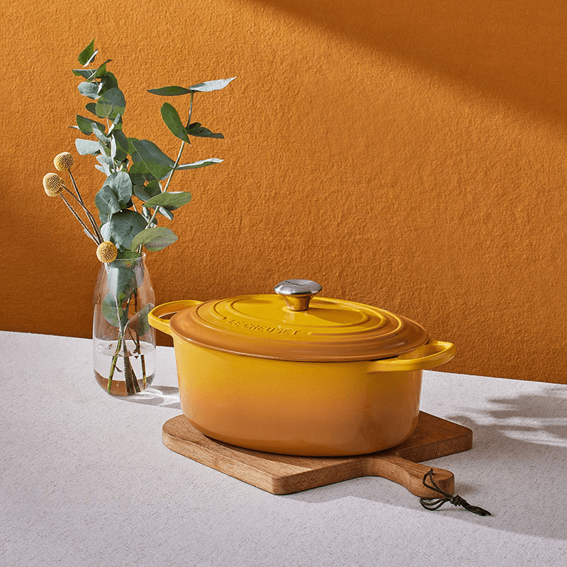 Signature Cast Iron Oval Casserole