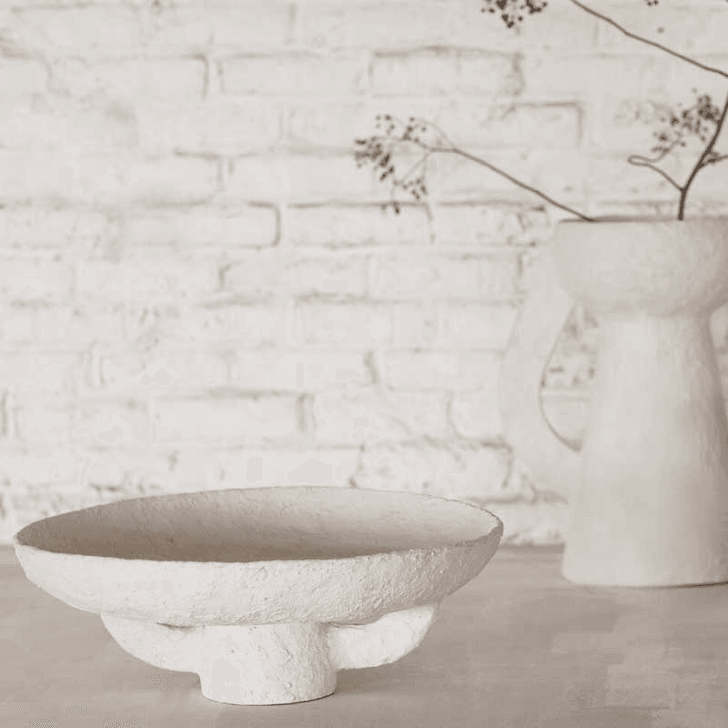 Earth Bowl, White