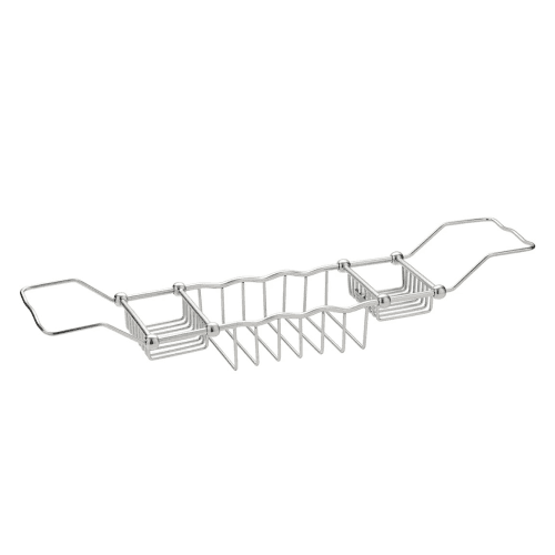 Image showing the Wave Bath Caddy, Nickel product.