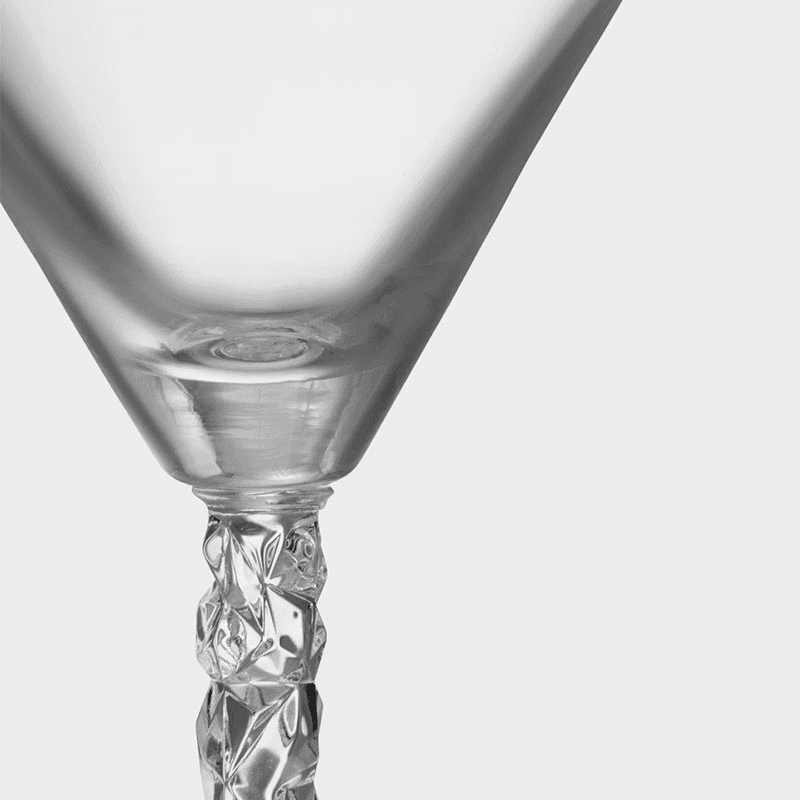 Carat Set of 2 Martini Glasses, Crystal