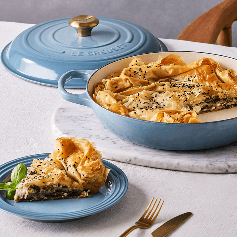 Signature Cast Iron Shallow Casserole