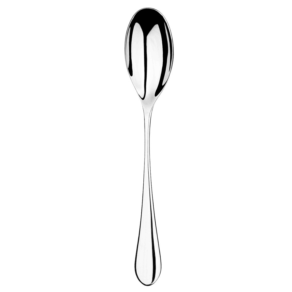 Mulberry Dessert Spoon, Mirror Finish Stainless Steel