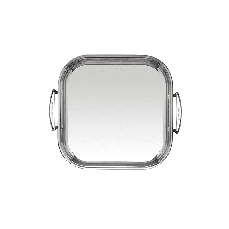 Classic 3-ply Square Roaster, Stainless Steel