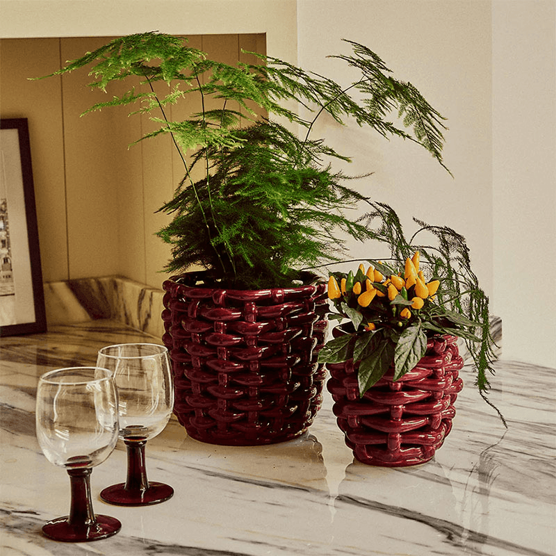 Juicy Basketweave Planter