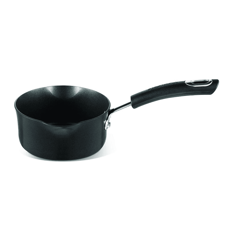 Total Anodised Non-Stick Milkpan, Black