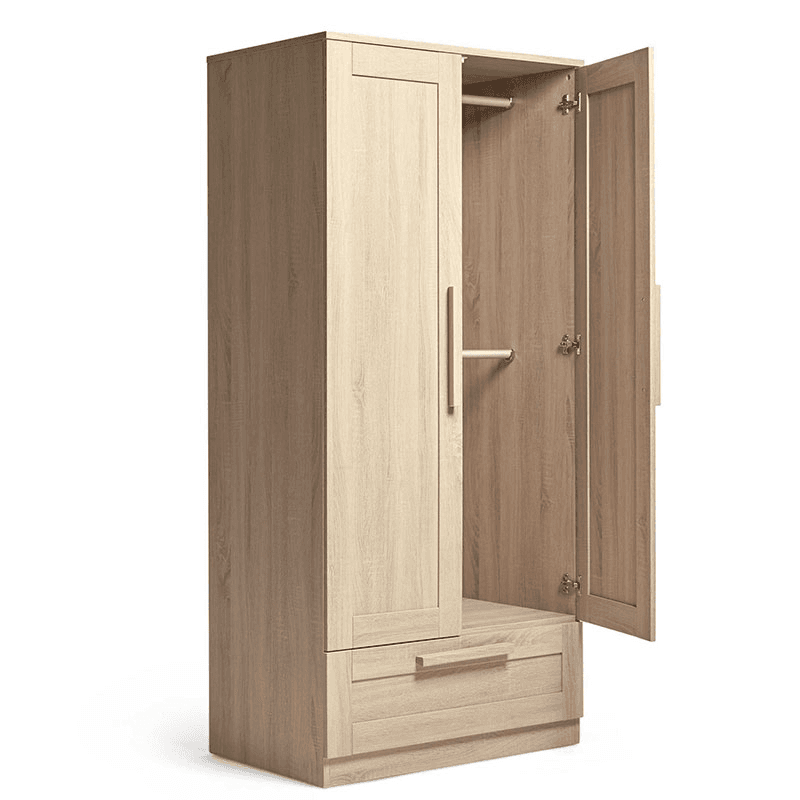 Atlas 3 Piece Nursery Furniture Set (excl. Mattress), Light Oak