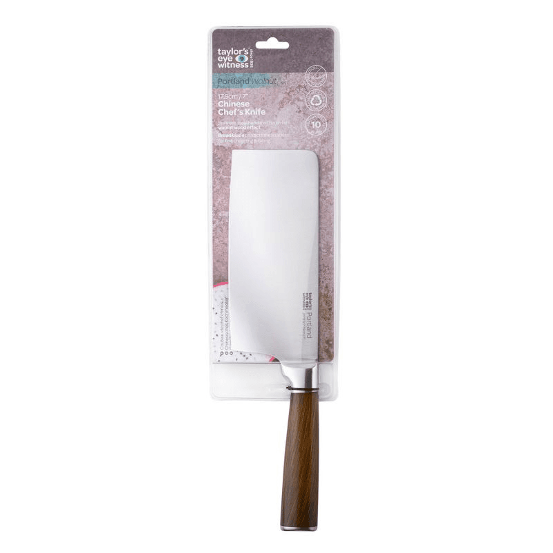 Portland Chinese Chef's Knife, Walnut