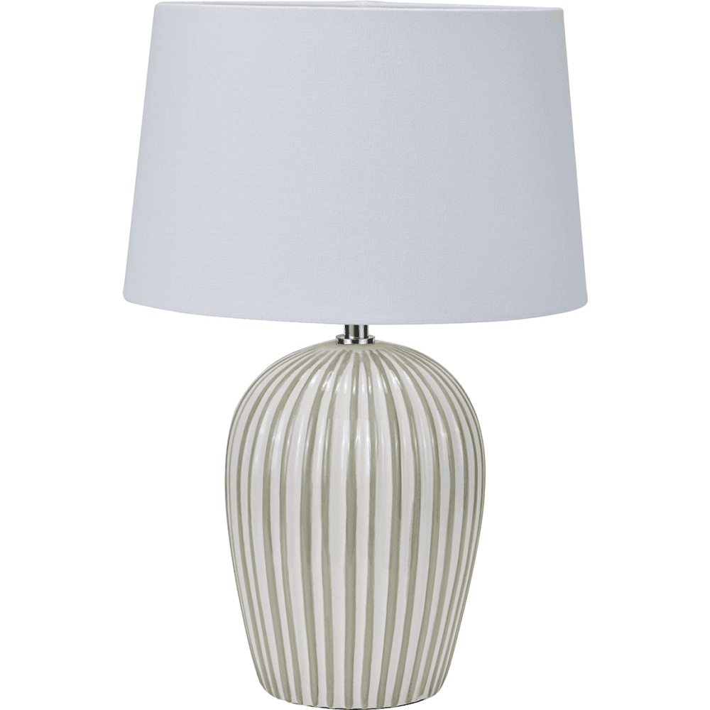 Cannes Stripe Ceramic Table Lamp