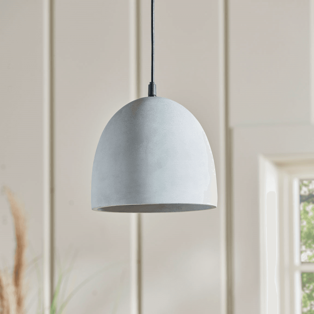 Concrete Pendant, Grey