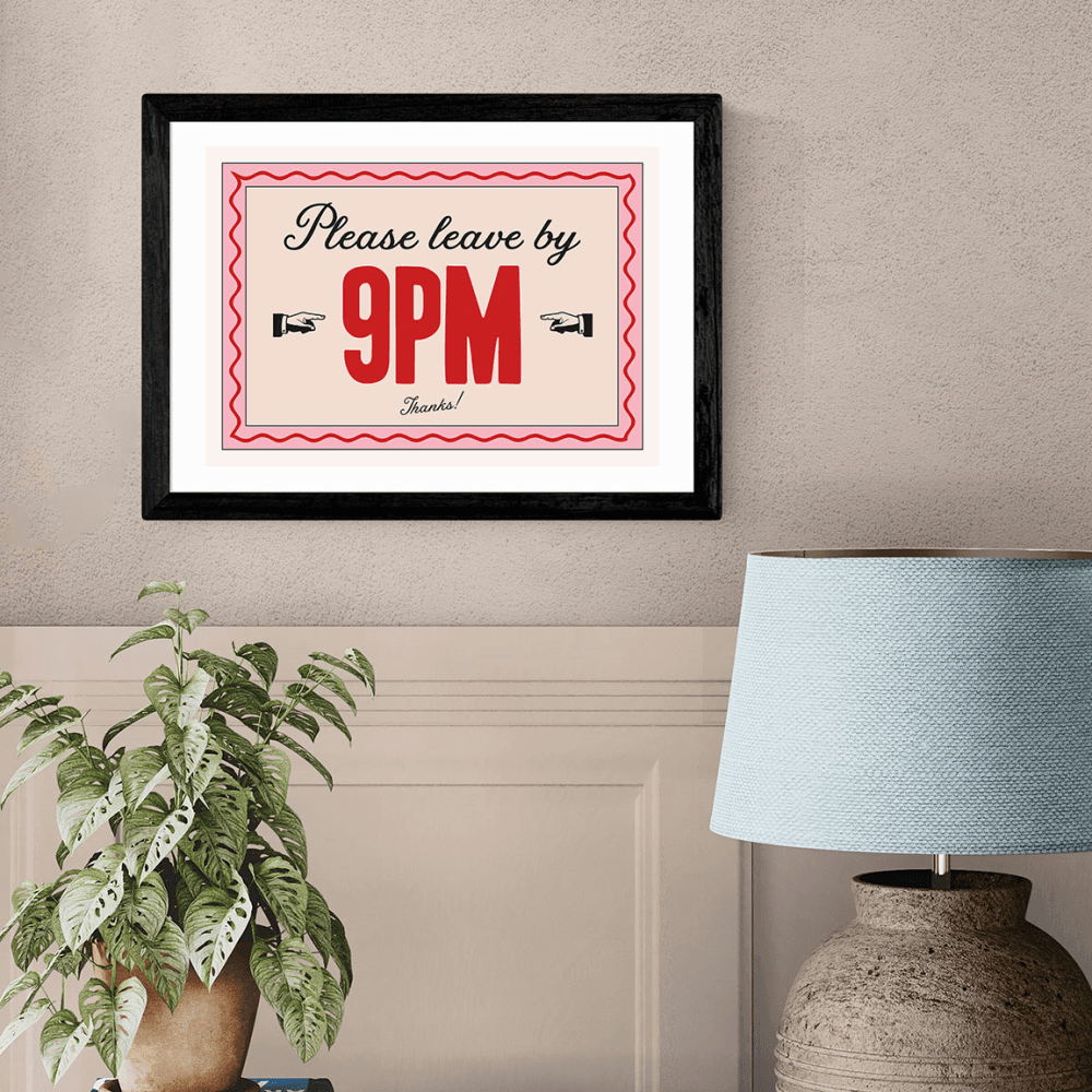 HollieGraphik 0.875 Print, Black