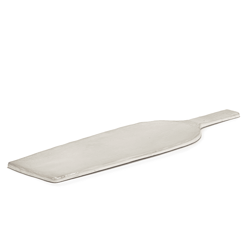 La Mère Set of 2 Serving Plates, Off White