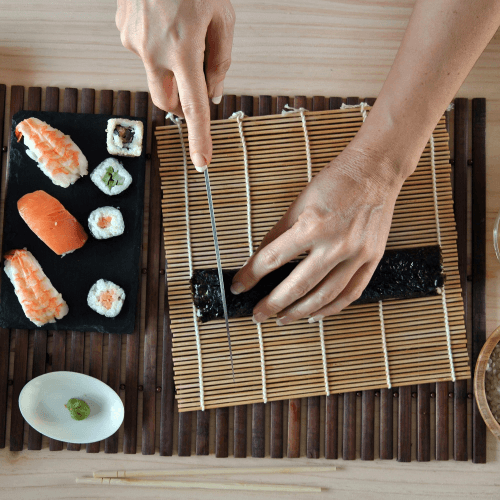 Image showing the Sushi making classes fund product.