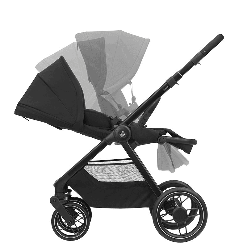 Oxford+ Premium 9 Piece Travel System Bundle, Twillic Black