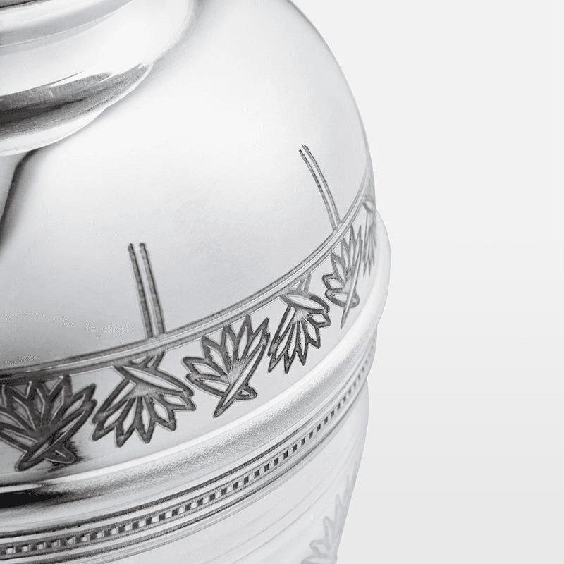 Rochester Engraved Silver Cocktail Shaker, Silver