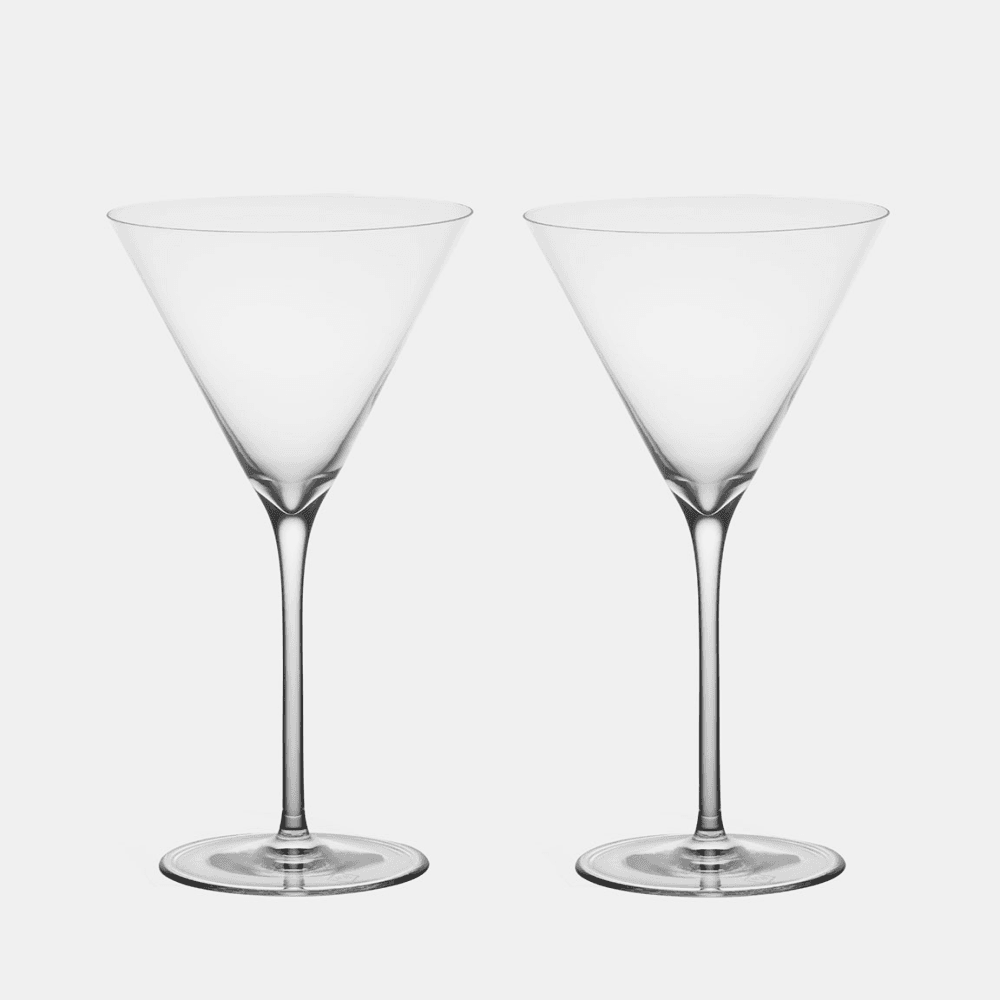 Cocktail Set of 2 Martini Glasses