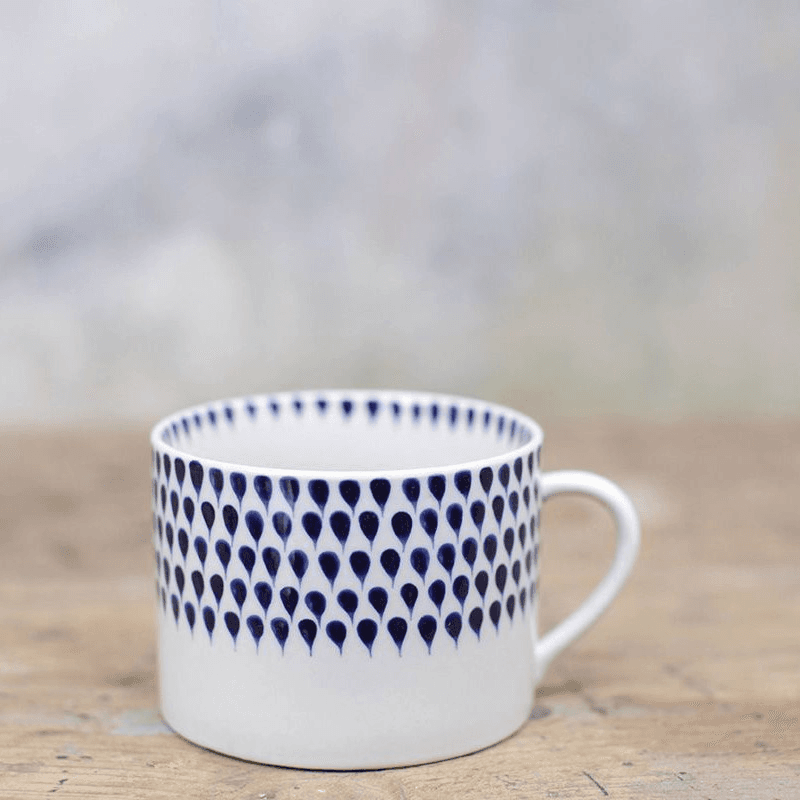 Indigo Drop Set of 2 Mugs