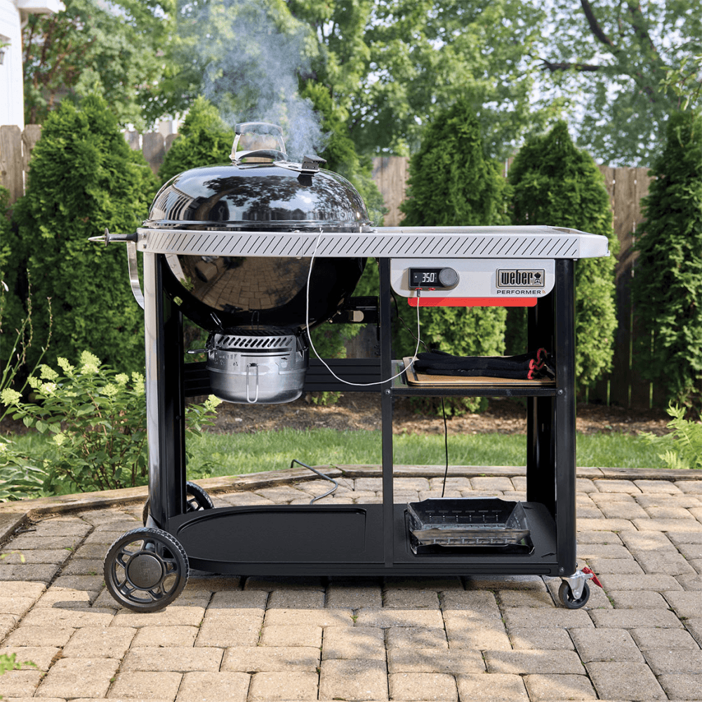 Performer Premium Smart Charcoal Barbecue, Black