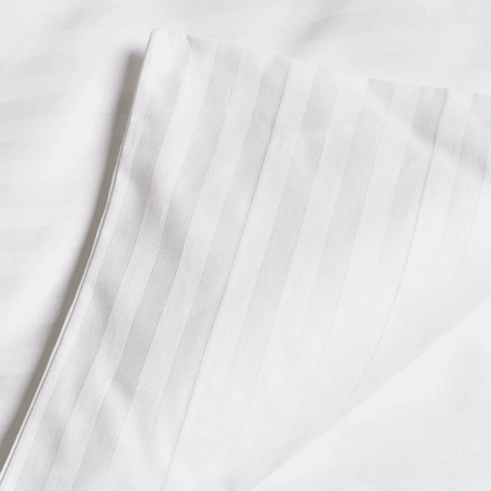 Satin Stripe 400 Thread Count Duvet Cover Set