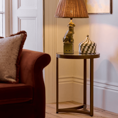 Image showing the Opplyst Side Table, Bronze product.