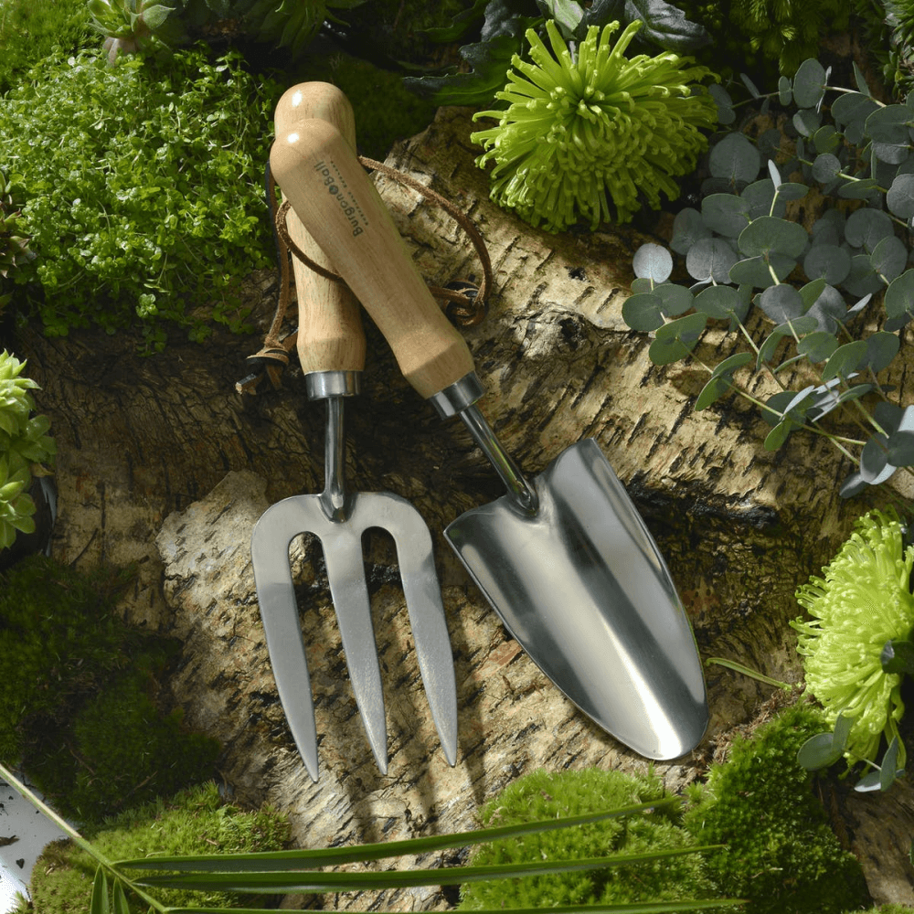 Hand fork, Silver/Natural