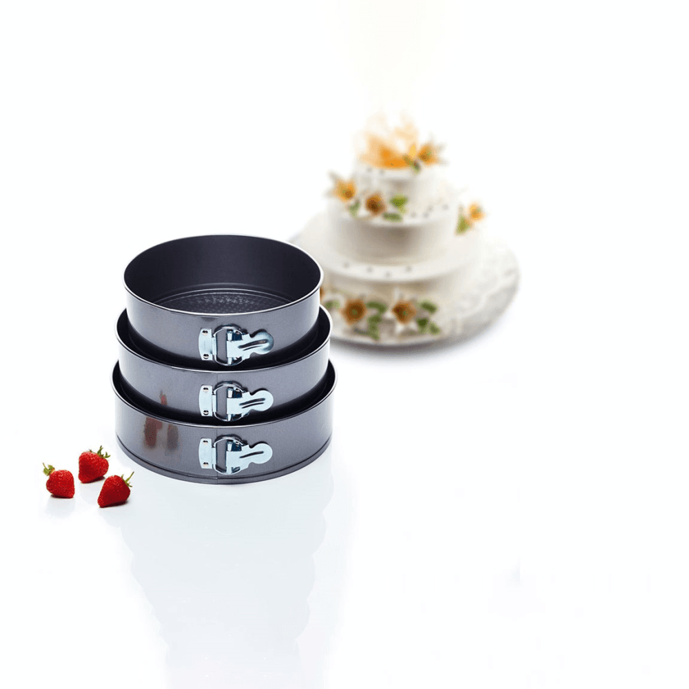 Springform Set of 3 Cake Tins, Non-Stick