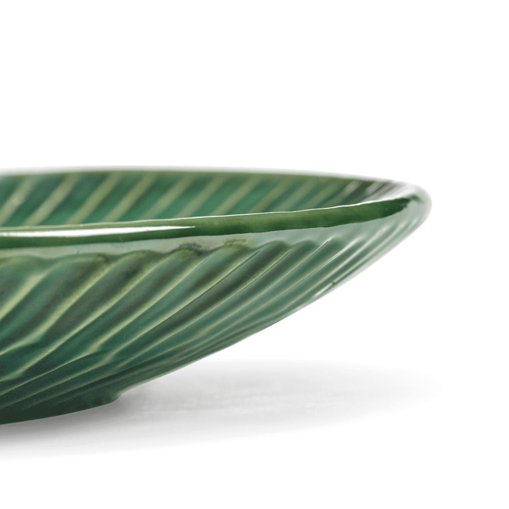 Verde Lanza by Pascale Naessen Set of 2 Dinner Plates, Green