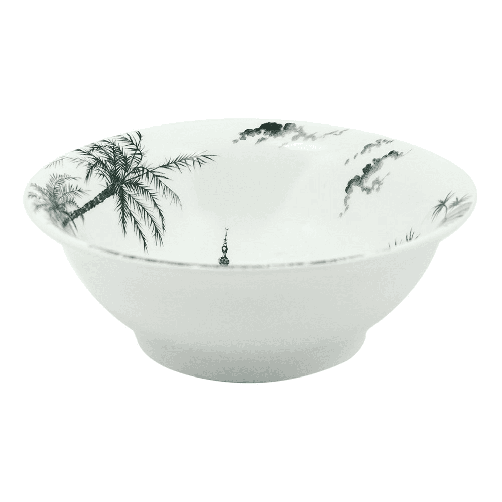 Les Depareillées - Vues d'Orient Cereal bowl, Green