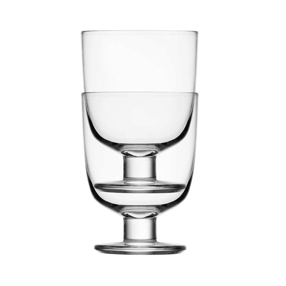 Lempi Set of 2 Goblets, Clear