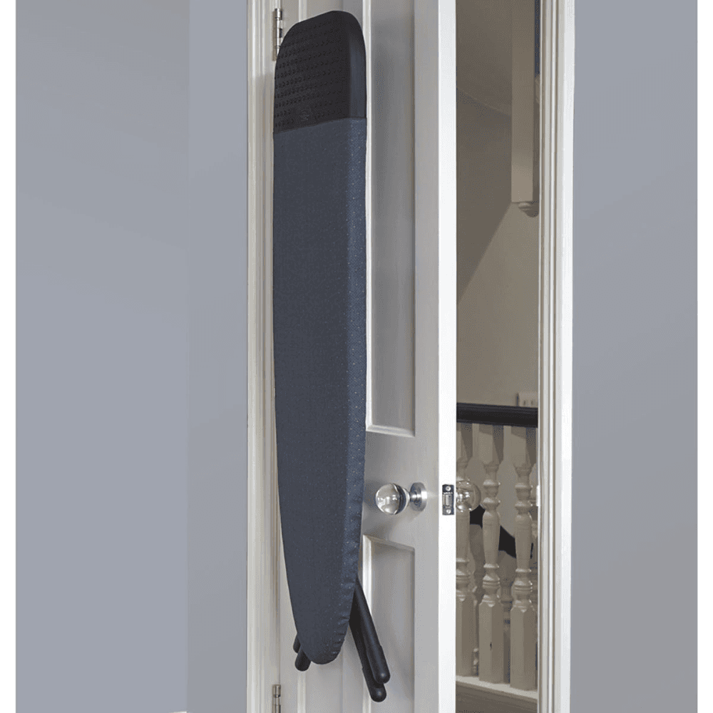 Easy-Store Ironing Board, Black & Blue