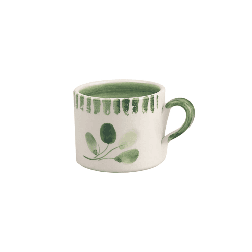 Image showing the Flora Stripe Mug, Green product.