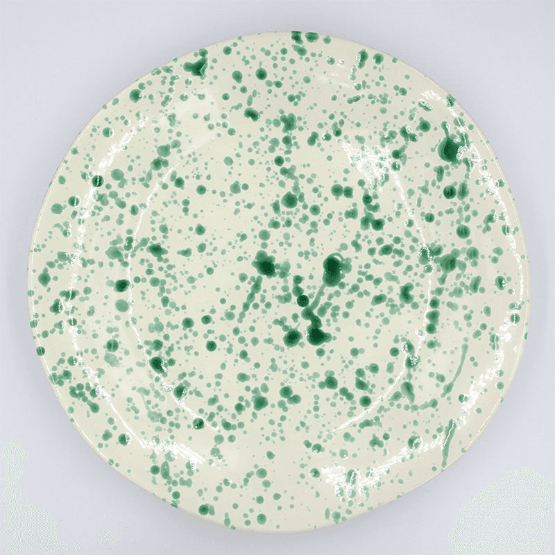 Splatter Shallow Serving Bowl