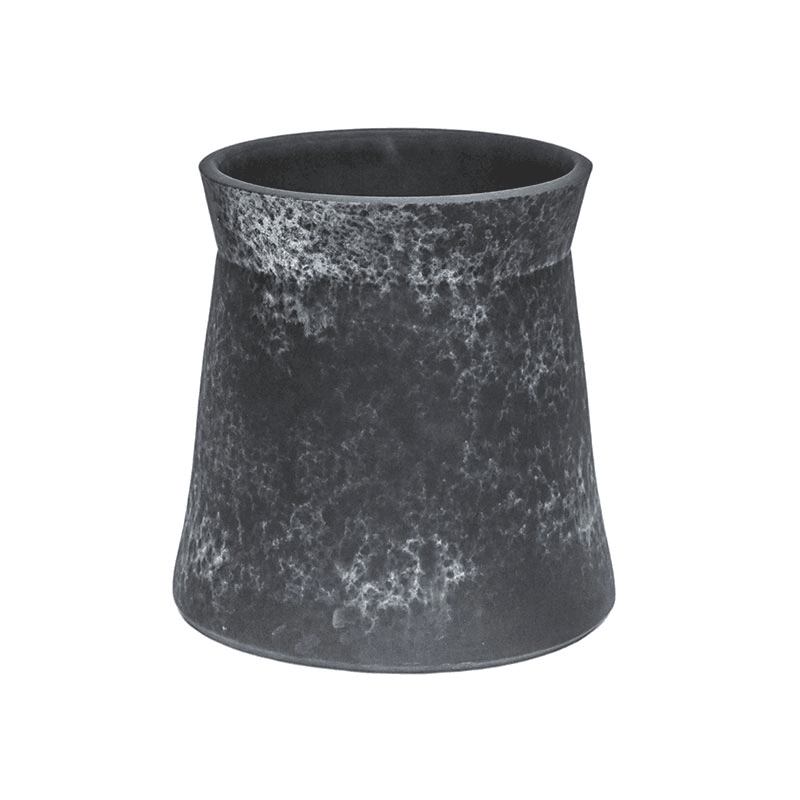 Kew Eclectic Orangery Handthrown Palm Planter, Basalt