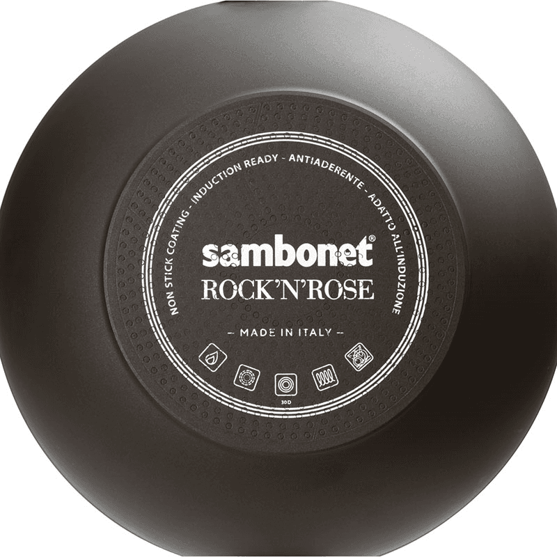 Rock & Rose Saucepan, Black