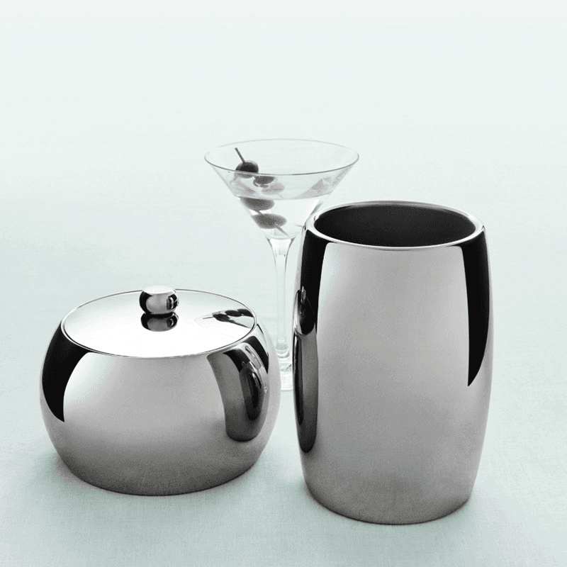 Sphera Insulated Wine Cooler, Silver Plated
