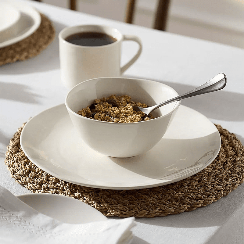 Burnham Cereal Bowl, White