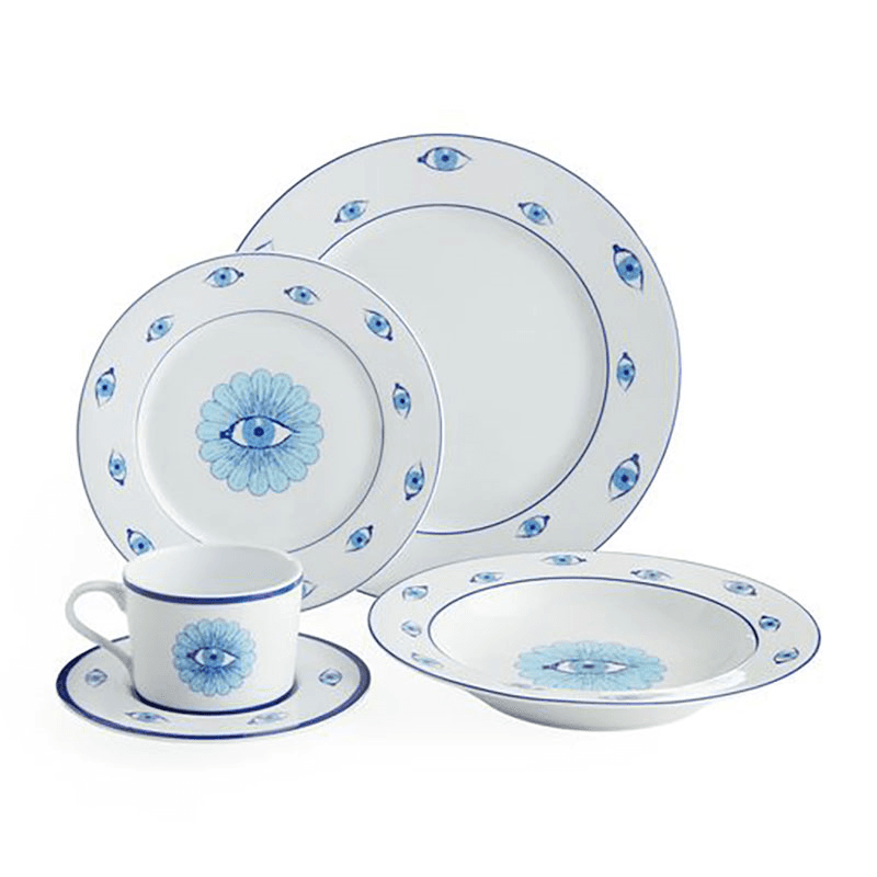 Druggist Tea Cup, Blue