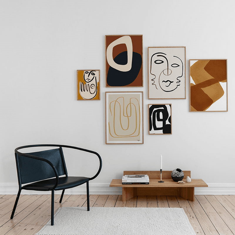 Solid Shapes 02 Art Print