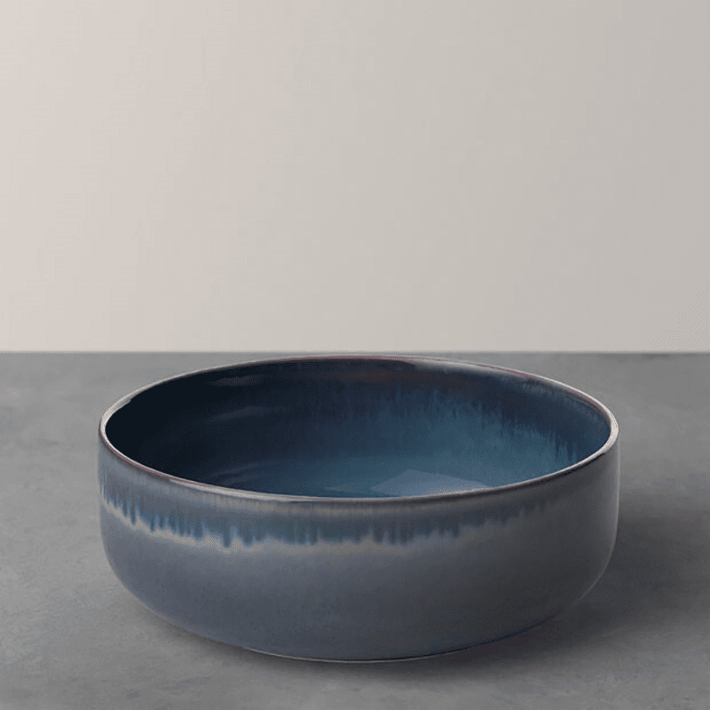 Crafted Denim Bowl, Blue