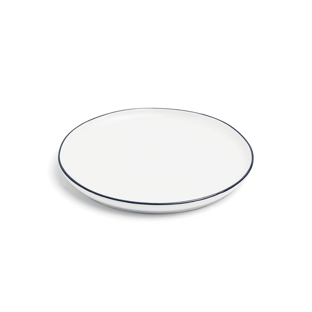 Edge Soup Plate, Blue