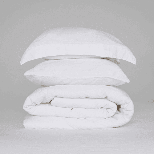 Image showing the Hemp & Organic Cotton Pair of Oxford Pillowcases product.