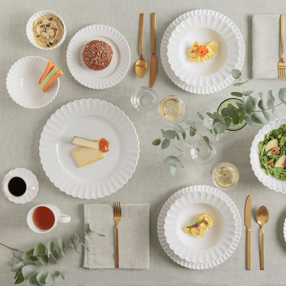 Bellavista Dinner Plate, White