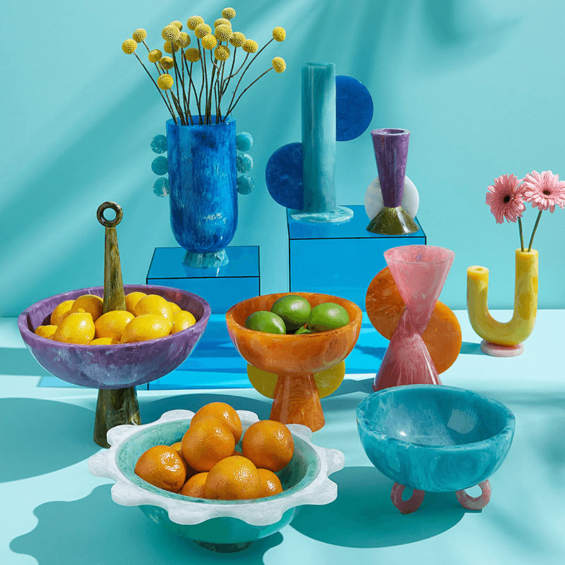 Mustique Ripple Bowl, Teal