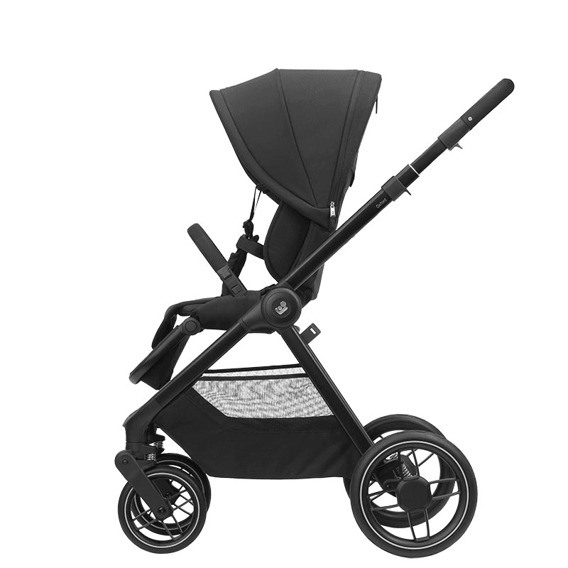 Oxford+ Premium 9 Piece Travel System Bundle, Twillic Black