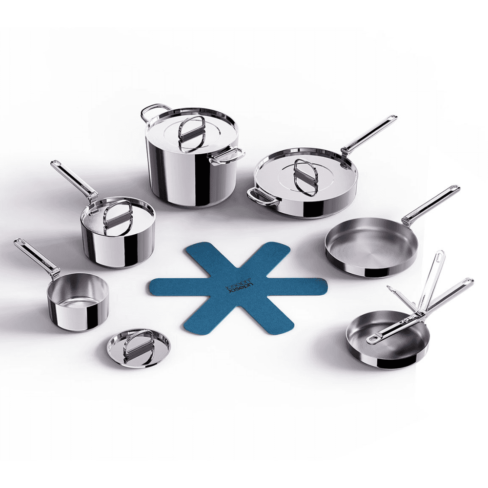 Space 6 Piece Cookware Set, Stainless Steel